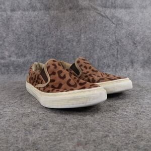 Gap Shoes Kids 12 Sneakers Slip On Animal Leopard Print Brown Casual Active Girl